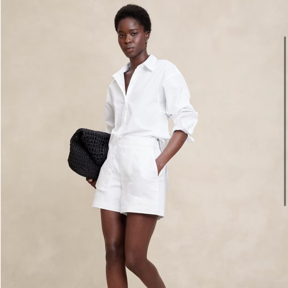 Banana Republic Factory LINEN-BLEND EASY SHORT